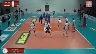 Sebastiano Milan #14 volleyball highlights, season 2021/2022 - Lagonegro. Italian championship, A2.