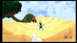 Super Mario Galaxy IL speed run - Tall Trunk: Tall Trunk's Big Slide (1:31.11)