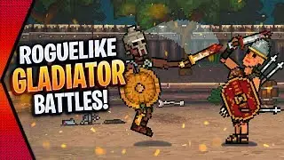 Gladihoppers - WACKY ROGUELIKE GLADIATOR BATTLE SIMULATOR W. LOCAL MULTIPLAYER! | MGQ Ep. 388