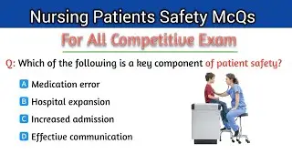 Nursing mcq | patients safety mcq | safety nursing mcq | top50 nursing mcq | staff nurse #nursing