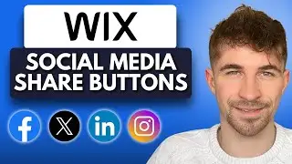 Как добавить кнопки &laquo;Поделиться&raquo; в социальных сетях в Wix (2025)