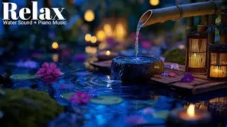 Relaxing Music for Healing + Water Sounds 🌿 Relieves Stress, Calm Anxiety & Depression, Deep Sleep