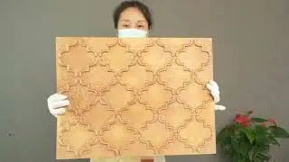 PLB28 Vintage brown gold ceiling tiles