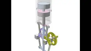 Air compressor of two coaxial pistons