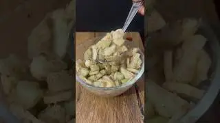 Water chestnut and cucumber Chaat Asmr #shorts