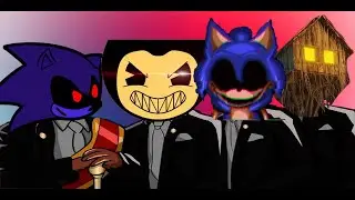 Sonic EXE & Bendy & Sonic & House head -  Meme Coffin Dance COVER