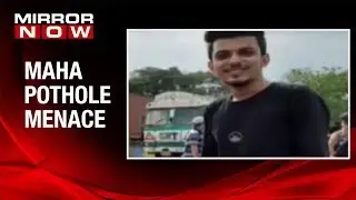 Thane: Biker run over by a truck while attempting to dodge a pothole
