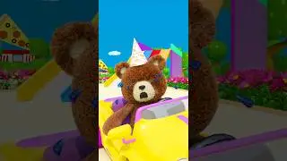 Wheels on the Bus Wah Wah |  Bear & friends Koka TV #nurseryrhymes  #shorts  #wheelsonthebus