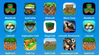Block Builder,GunCrafter,Minecraft,Block Crazy,LifeCraft,Exploration Craft, Mega Craft,Lokicraft