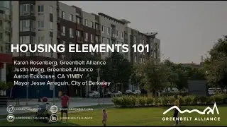 Housing Elements 101 - Resilience Playbook Series