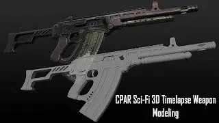 CPAR[Sci-Fi]Timelapse 3D Weapon