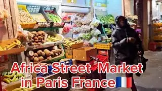 Africa Street Market in Paris France 🇨🇵