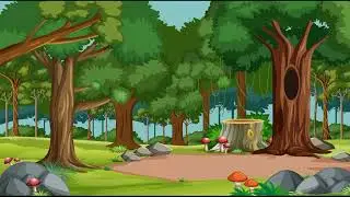 Cartoon Jungle Background copyright free 🆓