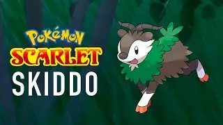 Pokemon Scarlet - Catching Skiddo - Filling The Pokedex