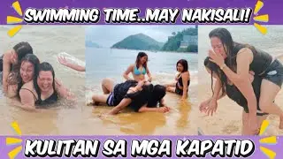 BEACH VIBES ||Swimming  And Kulitan Time Na May Nakisaling Cute ||Vitamins Sea