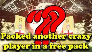 I Got a +87 player Opening Free Packs in Fifa, best player in his position