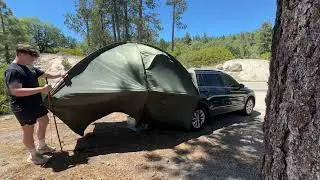 Solo Camping at Keller Peak Yellow Post Site #4 - Tiguan Car Camping