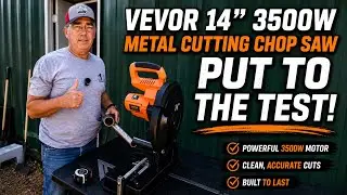 VEVOR Chop Saw, 14 inch Stainless Steel Cold Cut Blade, 3500W