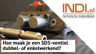 Hoe maak je een SD5-ventiel dubbel- of enkelwerkend?