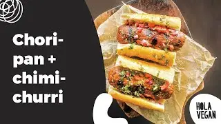 Hola Vegan - Choripan con chimichurri