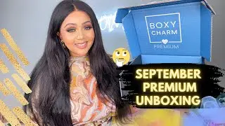 BOXYCHARM 2022 СЕНТЯБРЬ ПРЕМИУМ РАСПАКОВКА И ПРИМЕРКА ✨ УРОКИ ПО МАКИЯЖУ ❤️