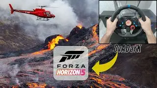 Встреча с действующим вулканом ~ Forza Horizon 5 / Руль и рычаг переключения передач Logitech G29
