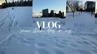 NYC Turned Into a Snow Globe ❄️ | My First Ever Vlog