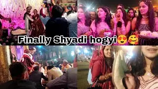 #deepakshidavyah..Finally aaj shyadi ho gyi 😍🥰 Deep Jiju ke जूते छुपा दिए 🤭😂 | Vishakha Nandal Vlogs