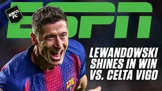LALIGA REACTION 🍿 Lewandowski scores hat trick + Rayo Vallecano holds Real Madrid to draw | ESPN FC