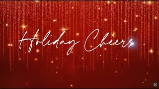 4K (With Music) Holiday | Christmas Party Background Video