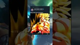 Broly Didn't Even Hesitate 🗿 #dbs #shorts