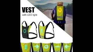 Жилет для велосипедиста LED Safety Vest Warning Light