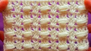 Crochet-Puntos Combinados(Tutorial)Muestra #71 Motivos y Puntadas a Ganchillo/How To Crochet Pattern