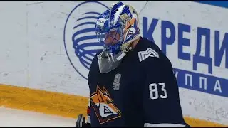 Koshechkin saves it with his glove nicely