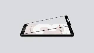 LK Black Full Coverage Glass Screen Protector Installation [SC]
