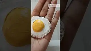DIY Fridge Magnet | How to make Easy Fridge Magnet | Cute Half Boil Fridge Magnet making #Shorts
