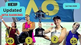 НОВЫЙ ОБНОВЛЕННЫЙ РЕЙТИНГ WTA &ndash; 1 февраля 2026 г. | Рыбакина, Эала и Сабаленка доминируют, а Паул...