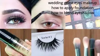 Wedding guest makeup like salons // Makeup krny ka tareeka _zainab numan