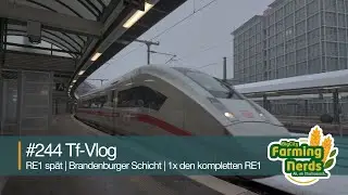🚝 Tf-Vlog #244 | Neblig, rutschig, verspätet – unterwegs auf der Winter-Schicht | LB - BFP - LM