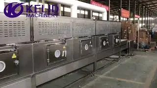 Tunnel Microwave Ginger Powder Drying and Sterilization Machine
