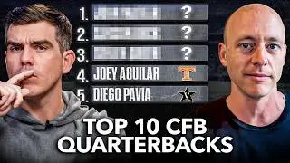 Top 10 College Football QB’s w/ Josh Pate | Crain & Company