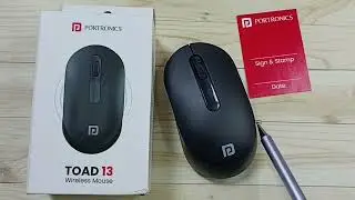 Беспроводная Bluetooth-мышь Portronics Toad 13 | Как получить Bluetooth Nano USB-приемник | USB-адаптер