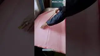Corte de un faldon de vestido P1
