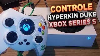 Impressionante Controle Hyperkin Duke no Xbox Series S Edi&ccedil;&atilde;o de Colecionador