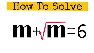 Math square root problem | How to solve math Olympiad question 