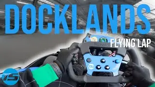 Go Karting in Docklands, London - Flying lap
