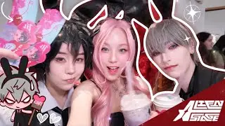 ⊹ ˖ Ი𐑼 Alien Stage Bunny Cafe Vlog ♡⸝⸝ || Мероприятие ALNST, IvanTill, Косплей, Alien Stage