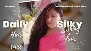 #mydaily#haircaretips #hairproducts make weavy hair manageable and shiny