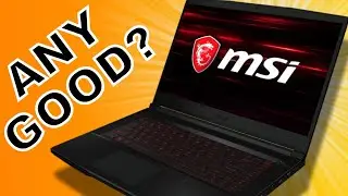 Бюджетные игровые ноутбуки &mdash; мусор? MSI GF63 i5, GTX1650 (модель 2021 года)