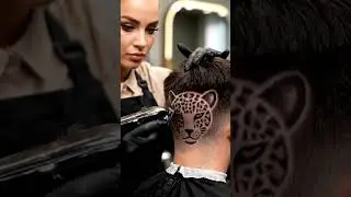 Leopard Hair Art 🐆 | Swiss Female Barber&rsquo;s Insane Clipper Skills
